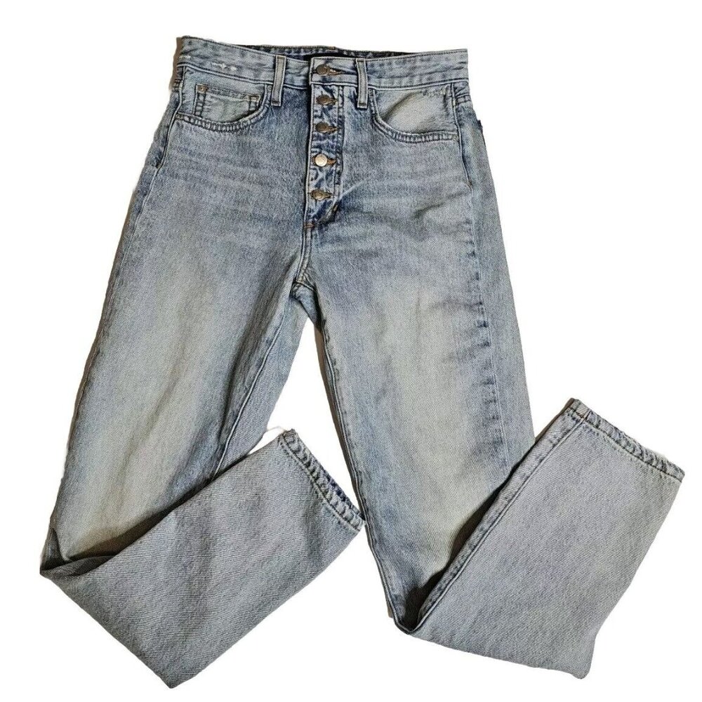 weWOREWHAT By Joe's Acid Washed Jeans Button Up Fly The Danielle Y2K Size 26